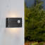 Bodmar Black 17.5cm H Integrated LED Outdoor Flush Mount