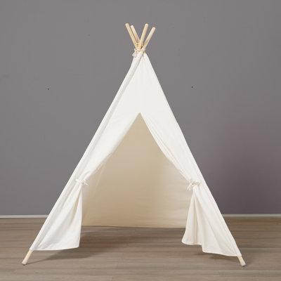 Hooga 120cm W x 120cm D Indoor / Outdoor Canvas Triangular Play Tent