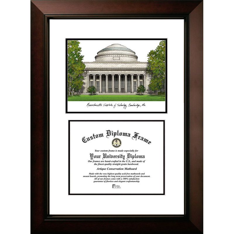 Cadre photo à diplôme hérité mit NCAA