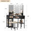 Coiffeuse moderne avec miroir lumineux Chantle-1435446358
