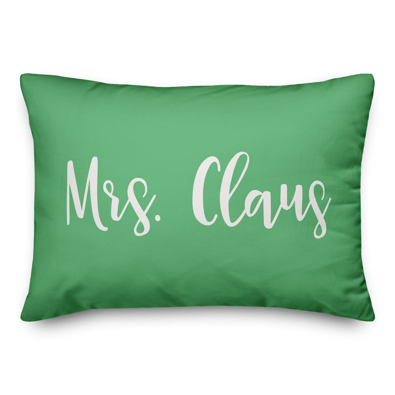  Coussin Mme Claus, Vert clair