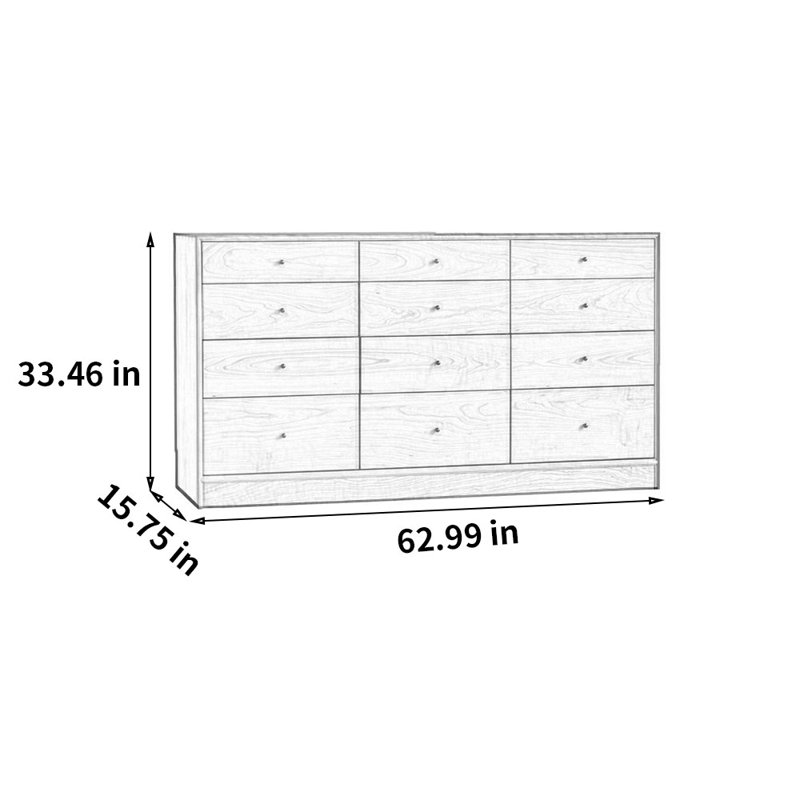 Multi-compartment Drawer Storage Side Cabinet