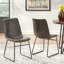 Chaise d'appoint en brun