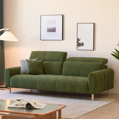 Adjustable-back Minimalist Straight Sofa