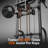 FED Fitness Sportsroyals Series PT4 Power Tower Pull Up and Dip Station, 450 lb Capacity for Home Strength Training