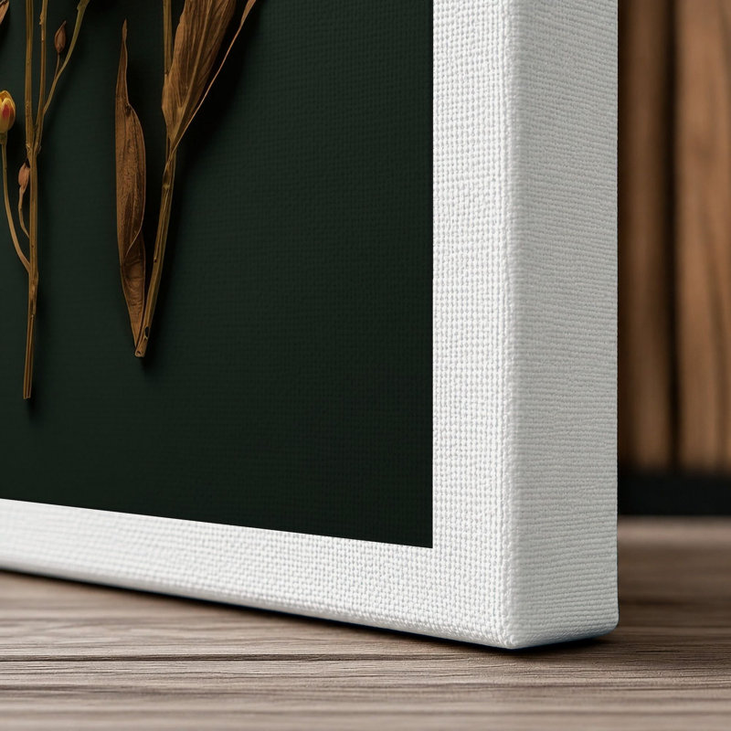 Dried Study Botanical - Wrapped Canvas, 30x20 - 76.2 x 50.8 cm, White Border