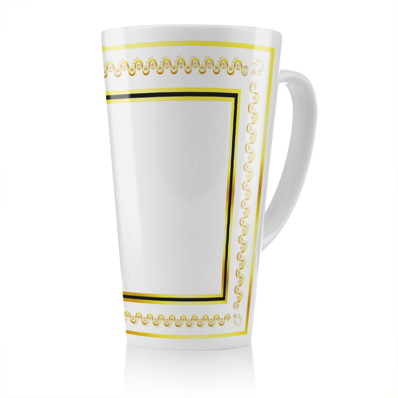 Ancient Egyptian Border Latte Mug