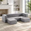 Canapé modulaire polyvalent, détachable, combinable et inclinable, canapé-lit à double usage pour petits appartements, maisons de location, salons et chambres à coucher-2097626315