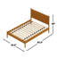 Lit plateforme Mid-Century-99901470-99901467