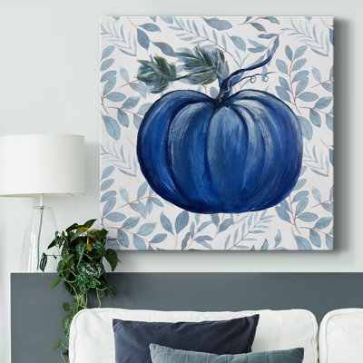 " Blue Leafy Pumpkin II "