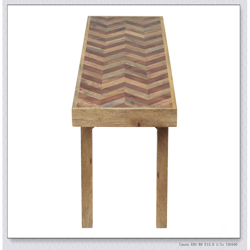 Banc en bois de manguier, conception simple et naturelle, confortable et durable, banc multifonctionnel