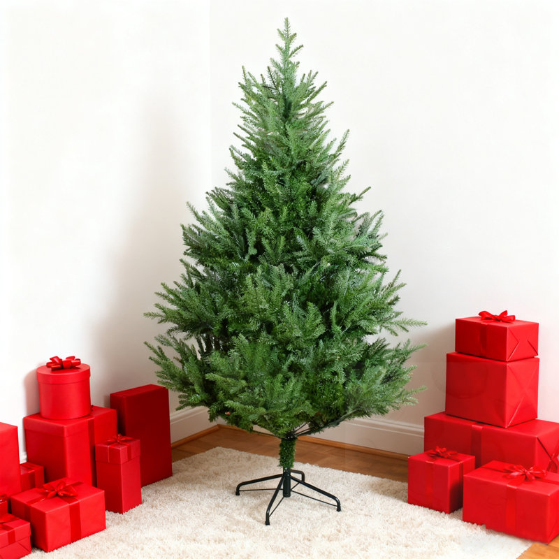Arbre de Noël courbé, H 7 pi
