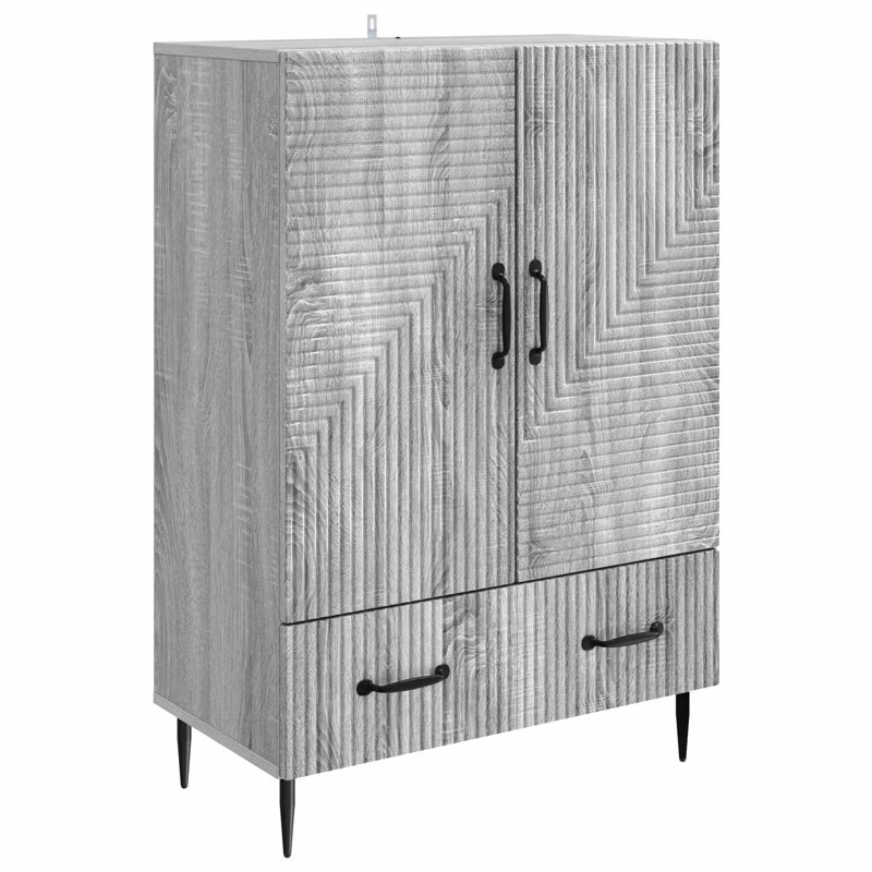 66cm Sideboard, Grey Sonoma
