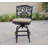 Byrge 5-Piece Patio Counter Height Armless Bar Set with Cushions and 26 x 52" Rectangular Bar Table