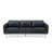 87'' Vegan Leather Sofa-353884873