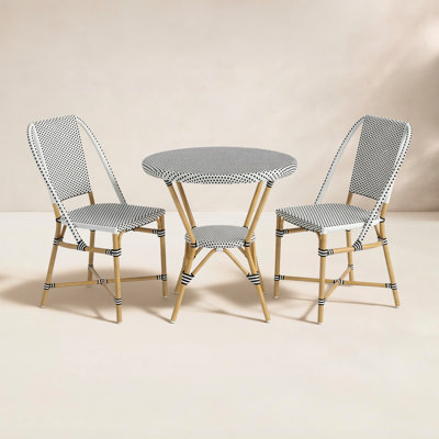 Ellie 30'' Round 2-Person Outdoor Dining Set