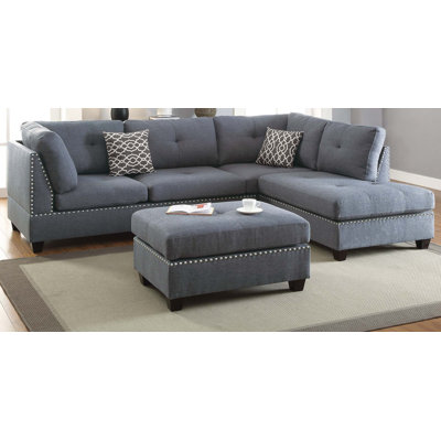 Canapé-lit modulaire en cuir reconstitué 3 pièces 3 pièces