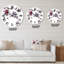 Mauve Wildflowers II - Horloge murale traditionnelle-60187235