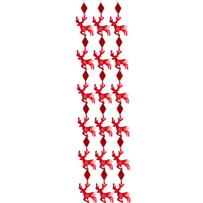 Figurine décorative suspendue prismatique PMU Reindeer