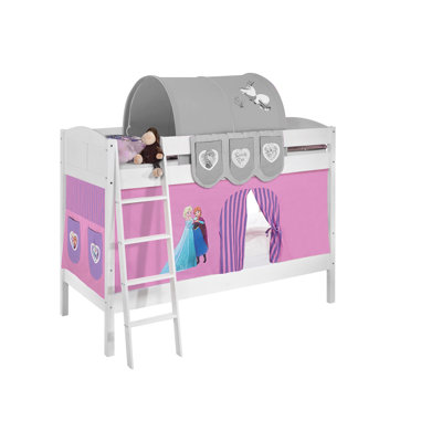 Disney's Frozen Bunk Bed Themed Beds with Built-in Ladder Included