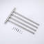 Porte-serviettes pivotant 180 degrés Modern, support en acier inoxydable à 4 niveaux pour salle de bain et cuisine, style nickel brossé-58088225