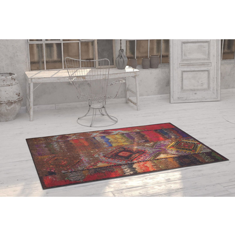 Premium 100% Polyester Area Rug, 6.9 x 10.2 ft | 1850 g/m², 0.2 in Pile Height | Recycled Poly Cotton Underside | Machine Washable at 30°C | Soft, Durable, Eco-Friendly Design for Modern Living Spaces