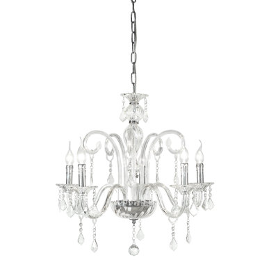 Bella 5 - Light Candle Style Chandelier