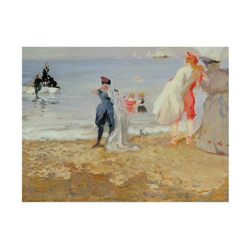 Art sur toile, Charles Edward Conder, 1895, H 14 po x l 19 po