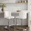 Tabouret de bar et de comptoir moderne à dossier bas de 26 po avec structure en métal -710901360-678341494