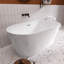 Baignoire de trempage autoportante en acrylique 55 po. X 27,5 po.