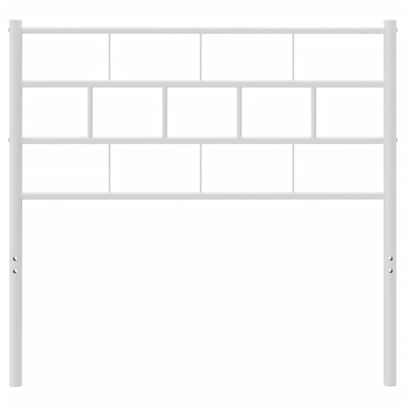 Muscott Metal Headboard, White, 80 x 190cm