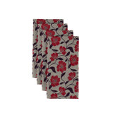 Polyester Floral Square Napkin
