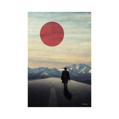 Lonely Road by Underdott Art - Wrapped Canvas Print