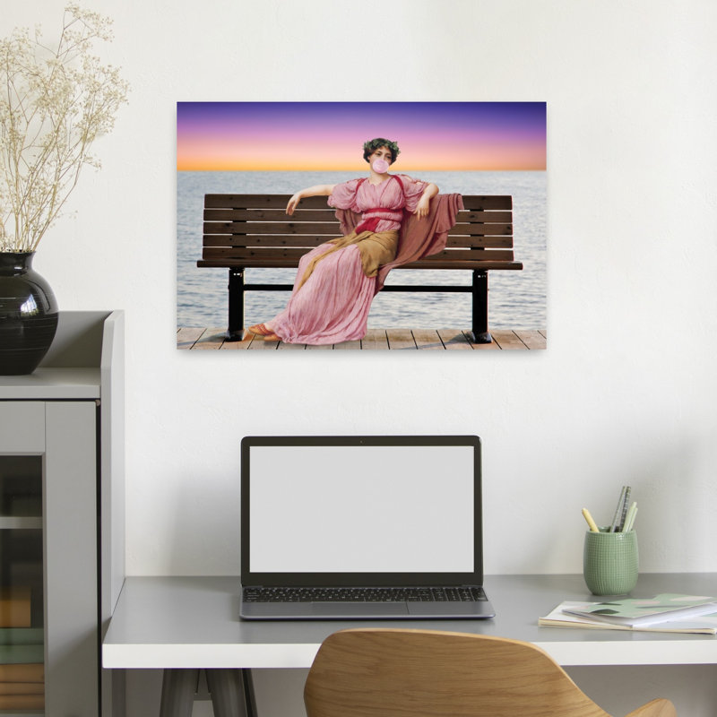Savoring The Moment by Seven Trees Design - Wrapped Canvas Print, 40.64cm H x 60.96cm W