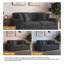 208Cm Square Arms Modular Sofa-556460548
