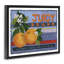 Art mural encadré sur toile flottante, oranges juteuses par Nancy Overton-408008464-408008466