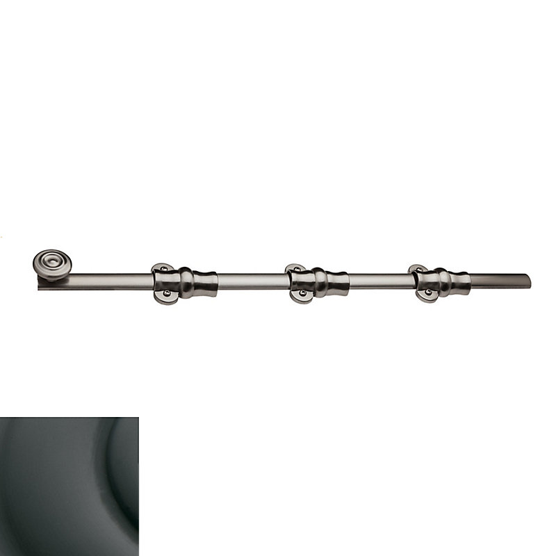 Ornamental Surface Bolt, Oil Rubbed Bronze, 1.22" H x 12" W x 1.812" D