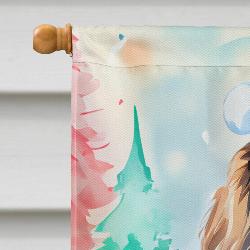 Double Sided Polyester Christmas, 40'' H x 28'' W