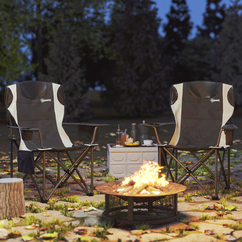 Folding Camping Chair, Black