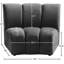 Chaise d'appoint modulaire Madeline, velours doux-1989885663