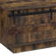 Table basse Aubriela, table basse rustique, table basse avec rangement