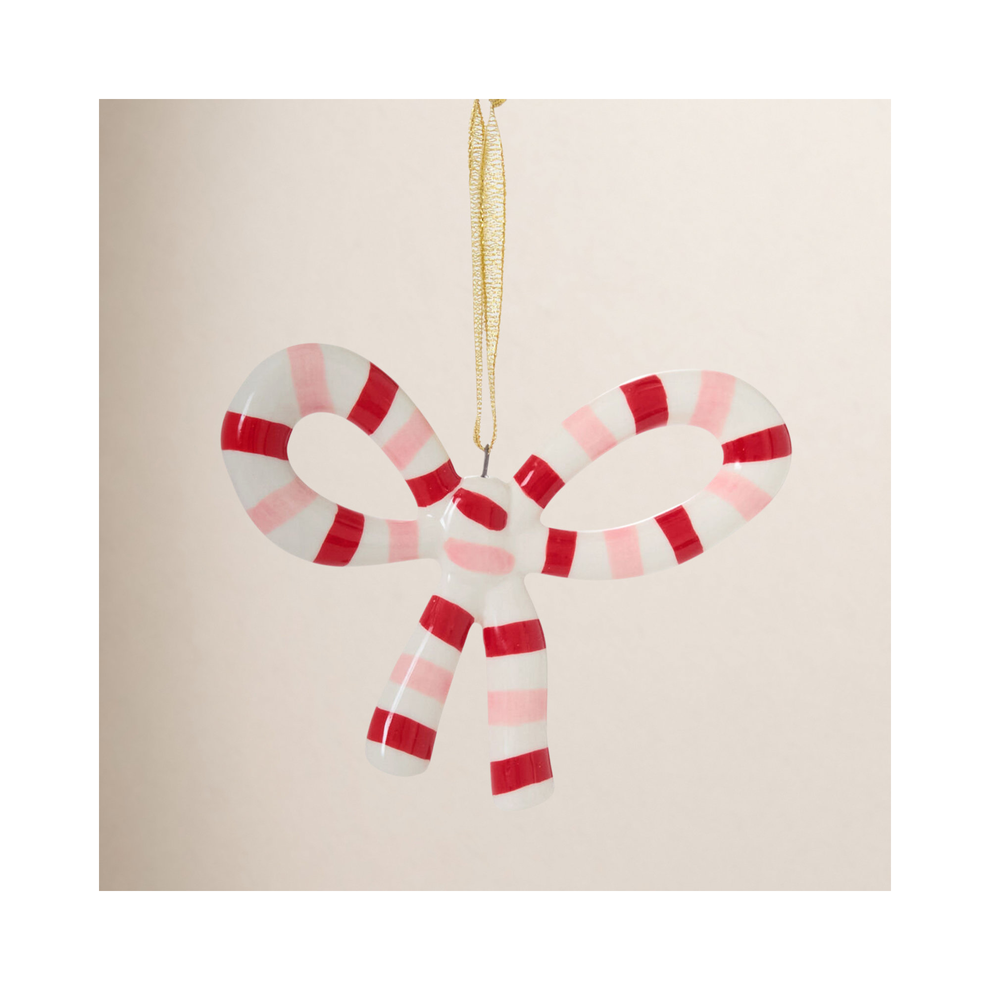 Luella Bow Ornament 4.5"x 0.5"x 3.5"