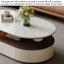 Table basse ovale en pierre