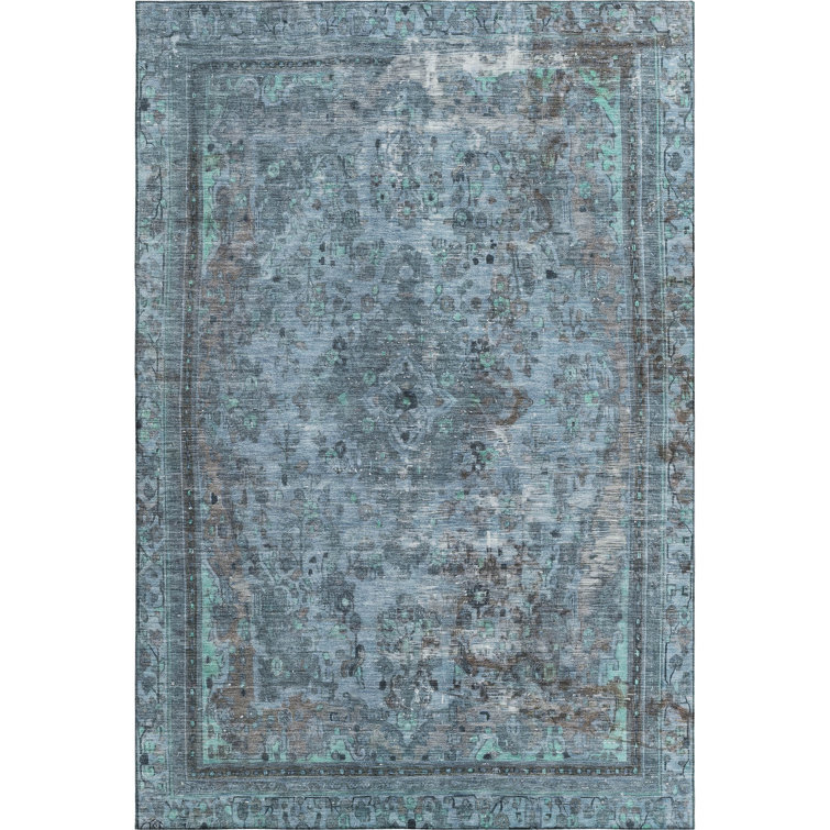 Premium Machine Washable Lampkins AMF1646 Global Rug