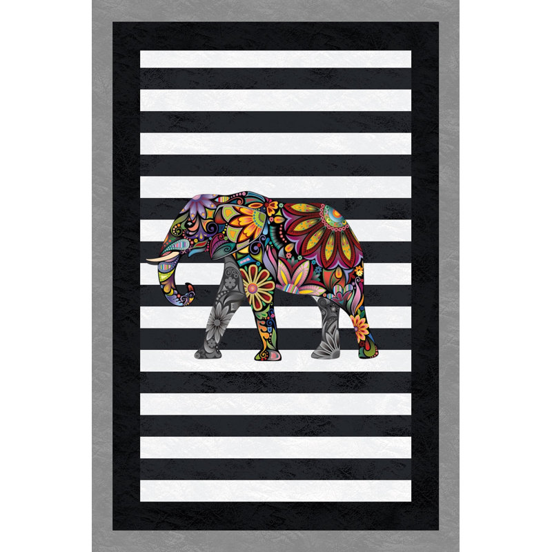 Premium Woven Area Rug, 5.2 x 7.5 Feet, 100% Polyester, Antibacterial, Non-Slip PVC Underside | 3D Digital Printed Design, 0.3 in Pile Height | Machine Washable, Ideal for Living Room & Bedroom Decor