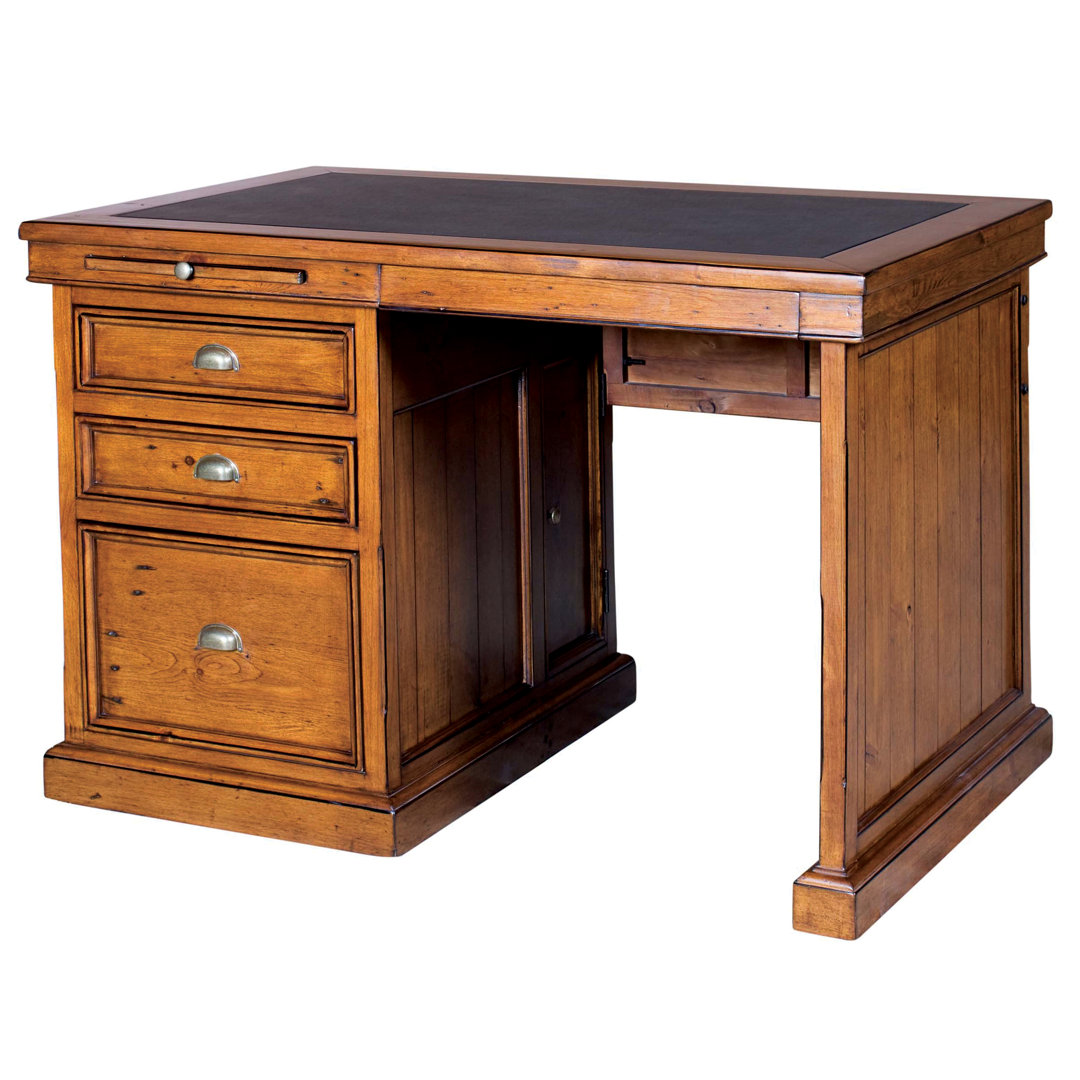 Wimbled Solid Wood Base Executive Desk The Twillery Co.®