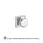 Round Single Dummy Door Knob with Traditional Square Rose-22034721-125753329