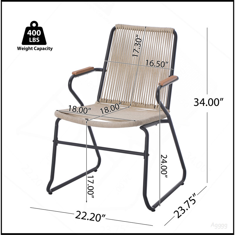 Chaise en pierre de lune (ensemble de 2)