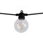 1000cm LED Solar Powered 10 - Bulb Globe String Light