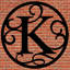 Décoration murale monogramme «Fancy Vine»-1421665991-1422679827-1422755430